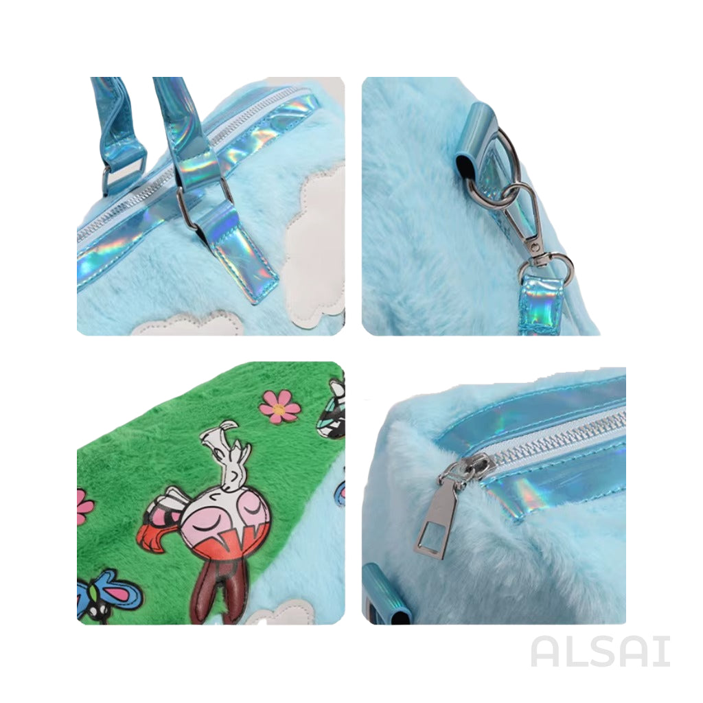 Kawaii Powerpuff Girls Handbag – High-Capacity Cartoon Tote & Shoulder Bag, Trendy Gift for Girls & Anime Fans
