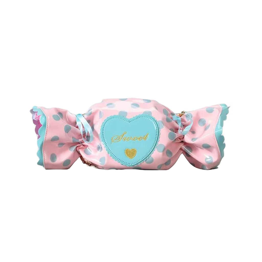 Colorful Candy Heart Crossbody Bag – Luxury Designer Shoulder Handbag & Cute Purse for Women