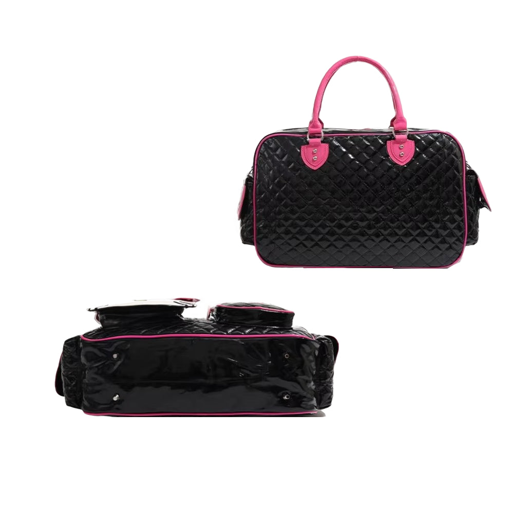 Hello Kitty Kawaii Y2K Handbag – High-Capacity PU Messenger & Travel Bag, Cute Sanrio Cartoon Tote for Girls
